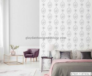 Giấy dán tường phòng ngủ mã 87441-1