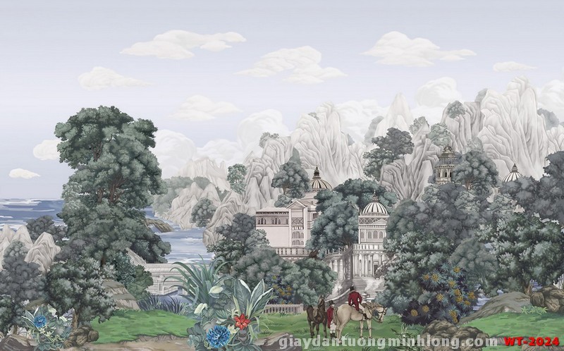 Tranh dán tường indochine WT-2024_88