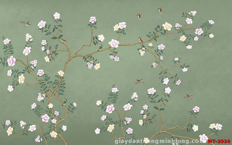 Tranh dán tường indochine WT-2024_118
