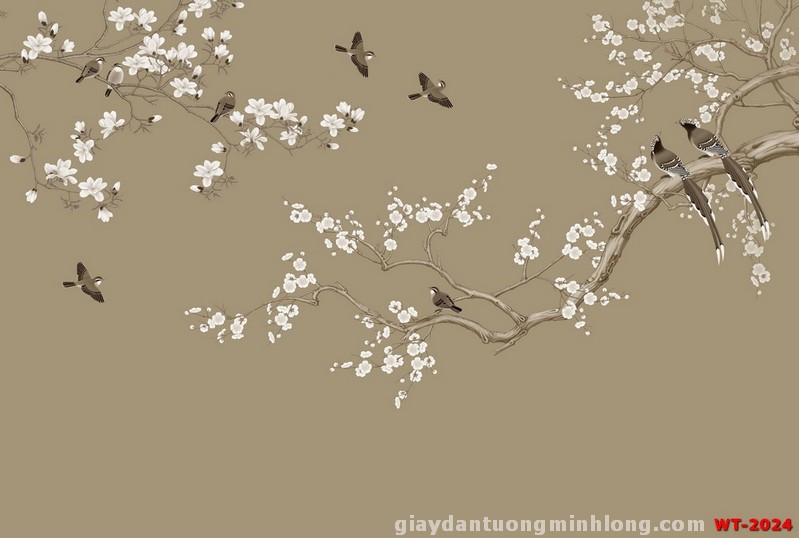 Tranh dán tường indochine WT-2024_130