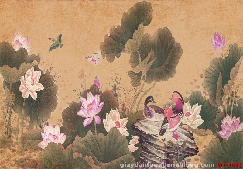 Tranh dán tường indochine WT-2024_131