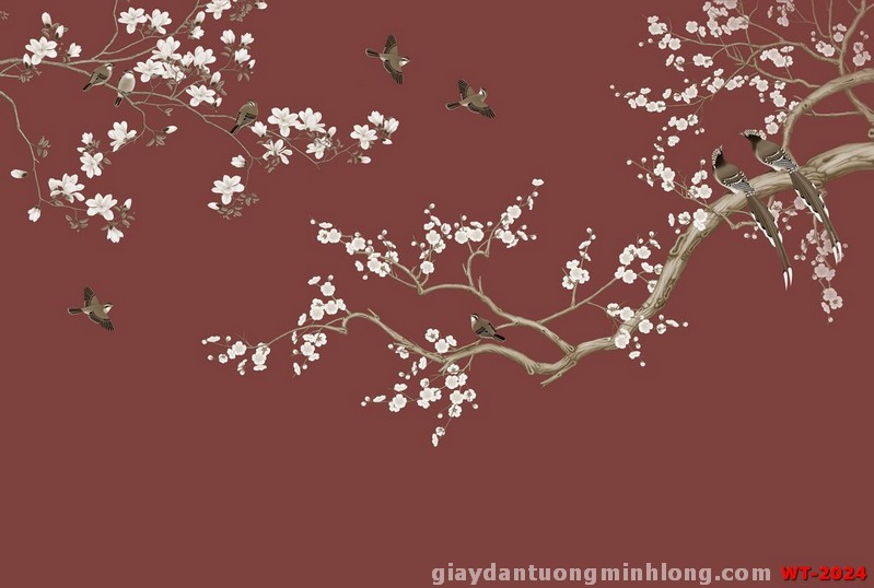 Tranh dán tường indochine WT-2024_135