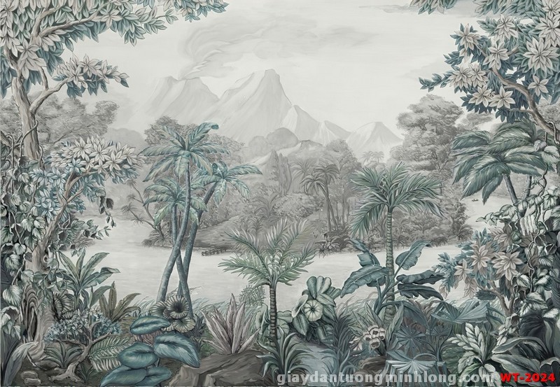 Tranh dán tường indochine WT-2024_150