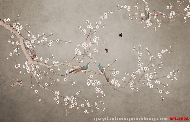 Tranh dán tường indochine WT-2024_182