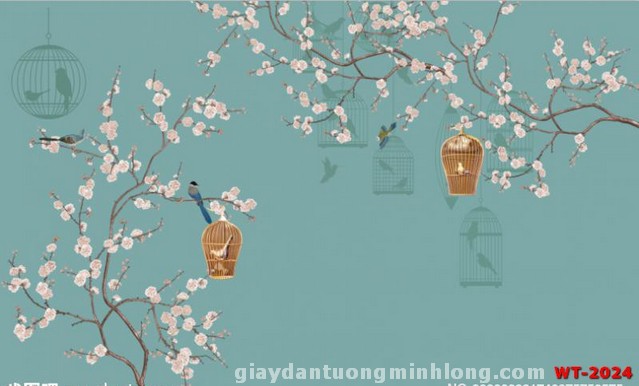 Tranh dán tường indochine WT-2024_206