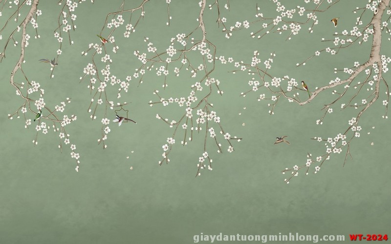 Tranh dán tường indochine WT-2024_258
