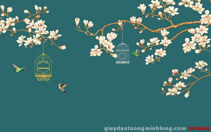 Tranh dán tường indochine WT-2024_268