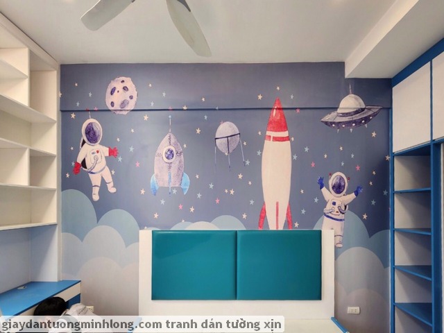 Một số công trình tranh dán tường đẹp
